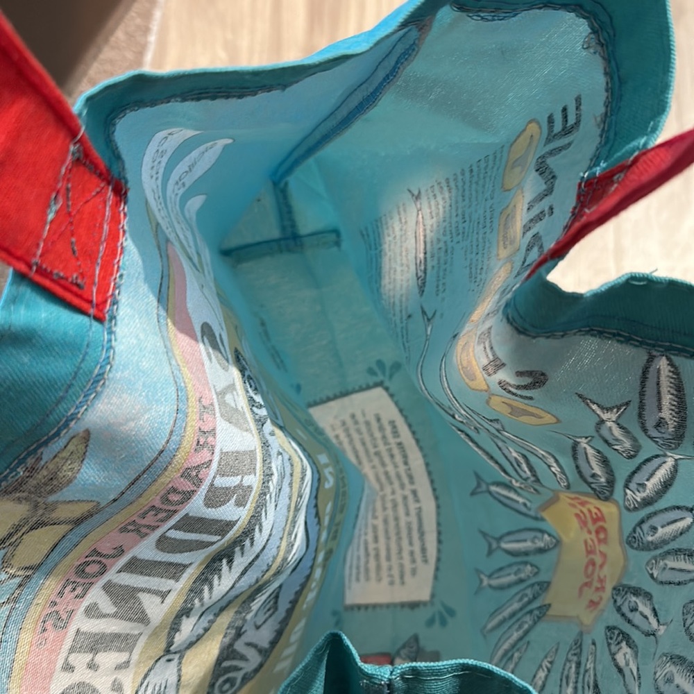 New Trader Joe’s Sardines Reusable Cloth Tote Bag… - image 6